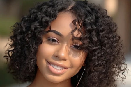 Smile Your Way into Effortless Style with a Short Curly Hair Wig