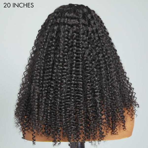 Newbie Only | Protective V Part Glueless Long Wig 100% Human Hair (Kinky Straight / Body Wave / Jerry Curly)