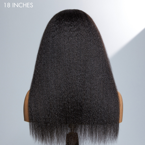 Newbie Only | Protective V Part Glueless Long Wig 100% Human Hair (Kinky Straight / Body Wave / Jerry Curly)