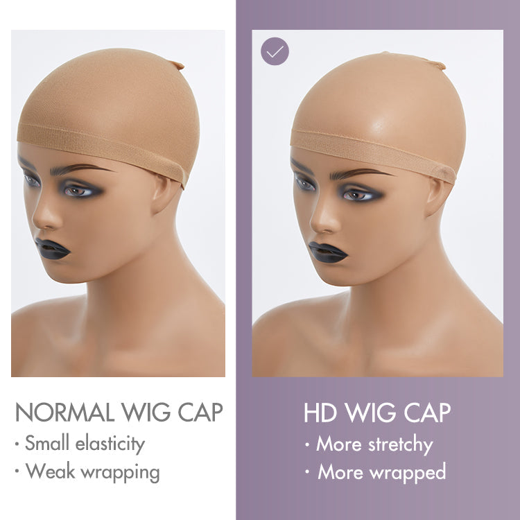 Glueless Installation Kit | HD Wig Cap (10pcs) + 1pc Velvet Band + 1pc Detangling Brush