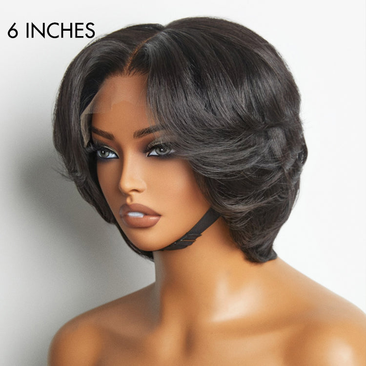 Elegant Boss Vibe Short Pixie Cut Glueless Minimalist HD Lace Wig Ready to Go