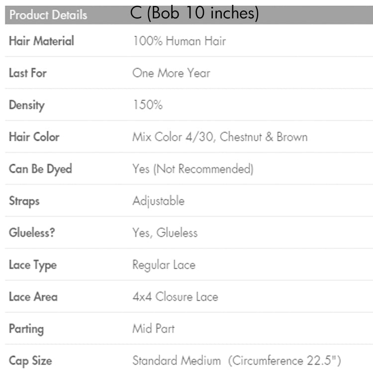 $99 Each | Final Deal | 6 Bob Wig Styles Available | Only 50 Left | No Code Needed