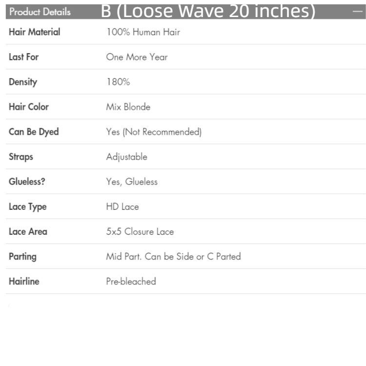 $149 Each | Final Deal | 12-20 Inches | 4 Styles Available | No restocking | No Code Needed