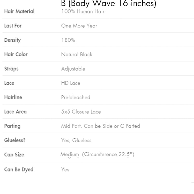 12-20 Inches 4 Styles Available