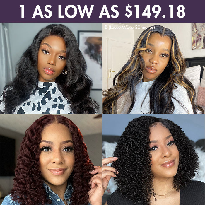Wavy Wig 12-20 Inches 4 Styles Available