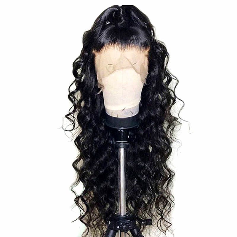 13x4 Lace Front Wigs Swiss Lace 150% Density Loose Deep Human Hair