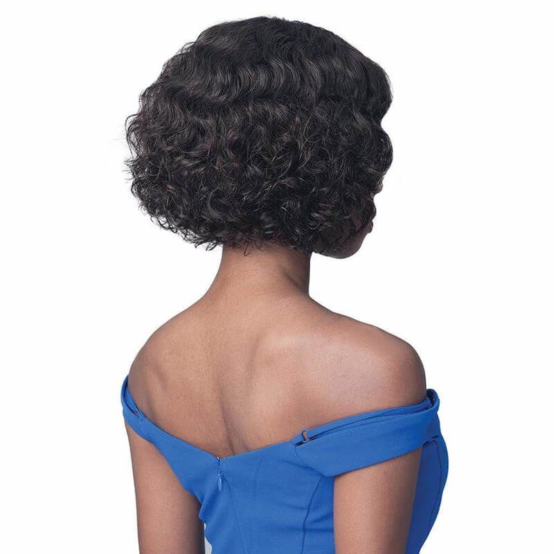 Bob Wig Human Hair 4X4 Lace Short Curly Hair