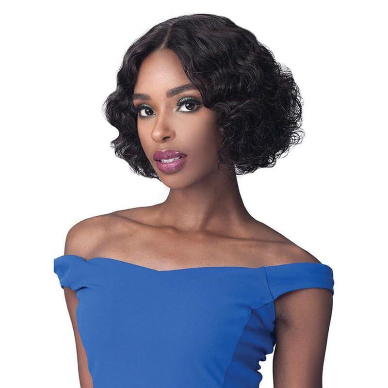 Bob Wig Human Hair 4X4 Lace Short Curly Hair