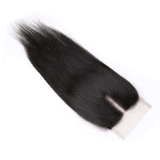 1PC Straight Hair With 4x4 Lace Closure