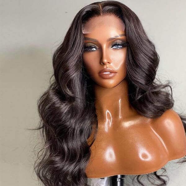 Body Wave Human Hair Lace Wigs Pre-plucked Natural Hairline With Baby Hair
