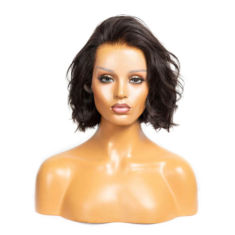 8 Inch Bob Wig 13X4 Lace Human Hair Lace Frontal Wigs