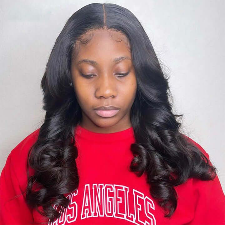 Bouncy Funmi Curly Romance Wave 5x5 Lace Closure Wig Human Hair Wigs