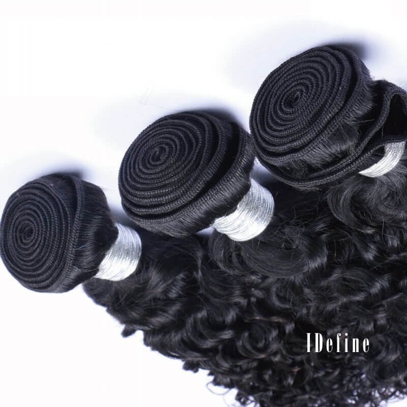 3 Bundles With Frontal Italy Curly Wave Human Virgin Hair