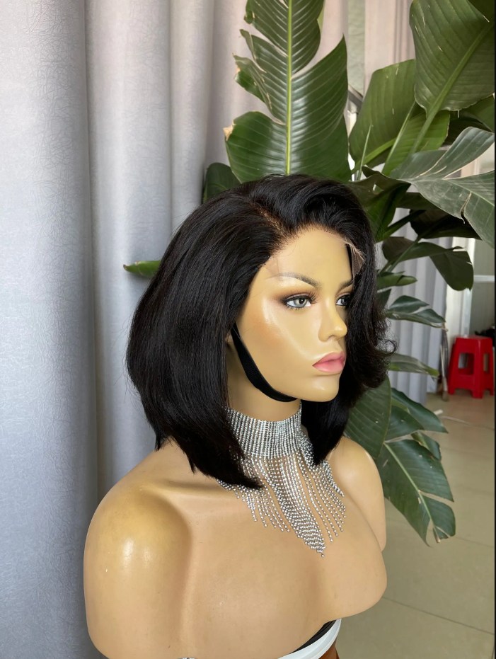 Amazing New Yaki Human Hair Bob Wig