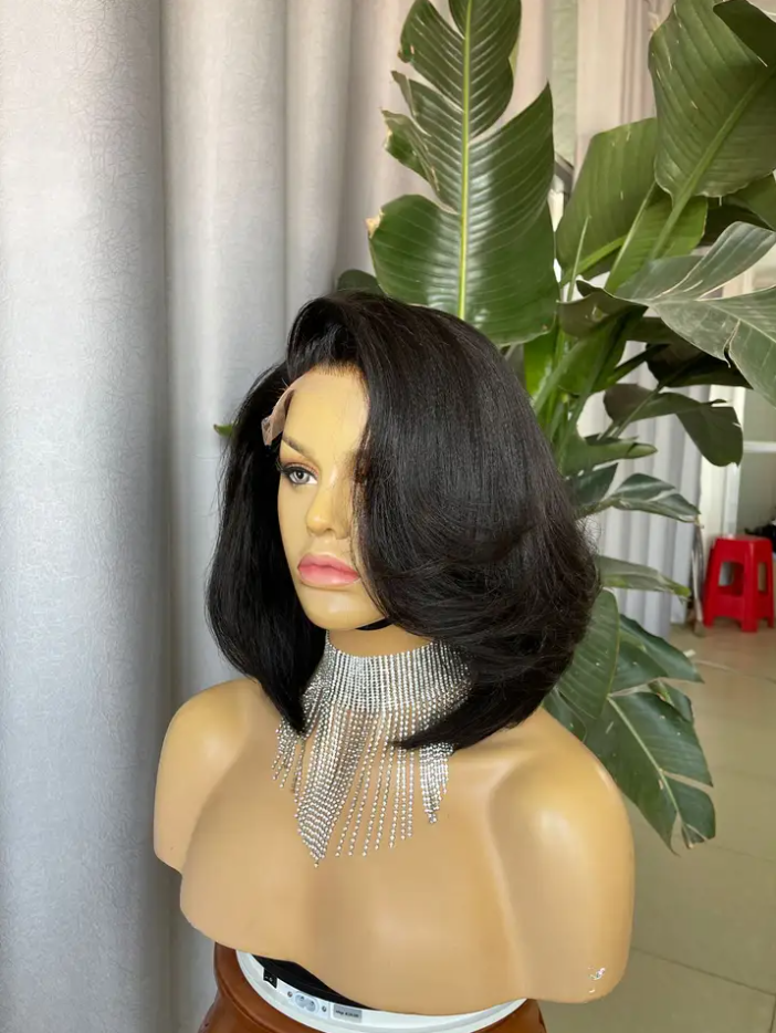 Amazing New Yaki Human Hair Bob Wig
