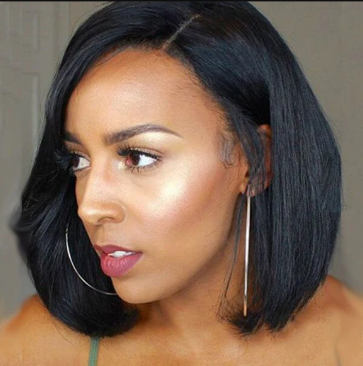 Amazing New Yaki Human Hair Bob Wig