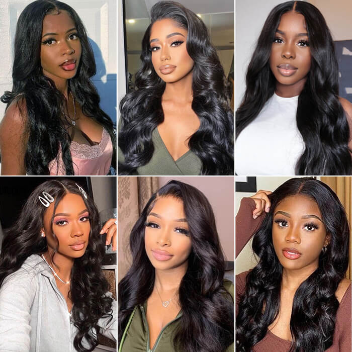 Dance Hair Glueless Wig Body Wave 13x4 Skin Melt HD Lace Front Wig Clear Lace Clean Hairline