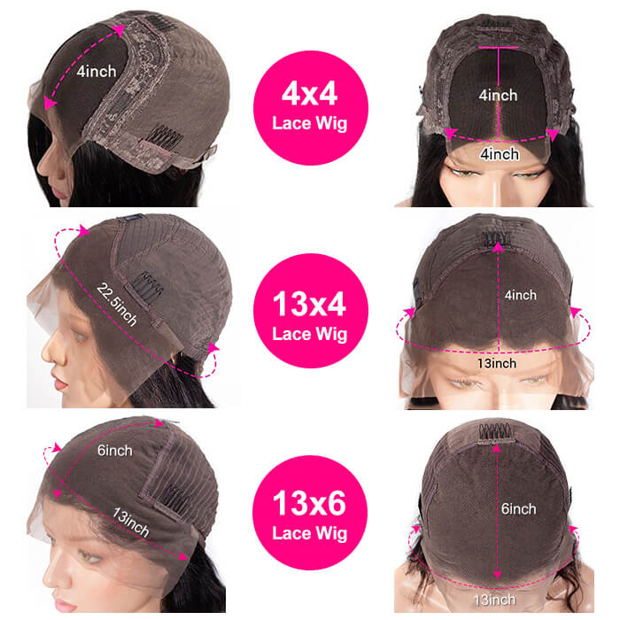 #30 Light Brown Short Straight Bob 13x4/4x4 Lace Wig 100% Human Virgin Hair