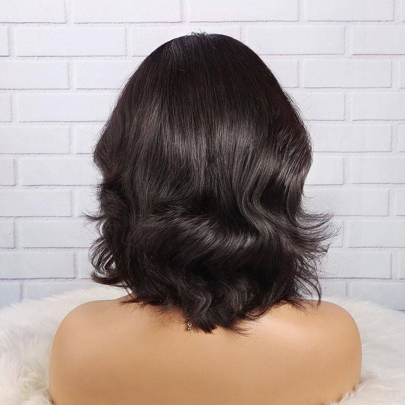 Celebrity Style Bob Human Hair 4x4 Closure Lace Wig