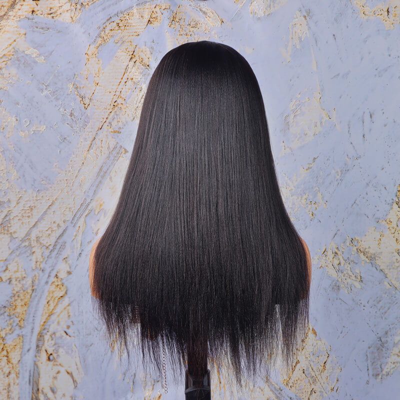 Easy Install Straight Human Hair Go Headband Wig 150% Density