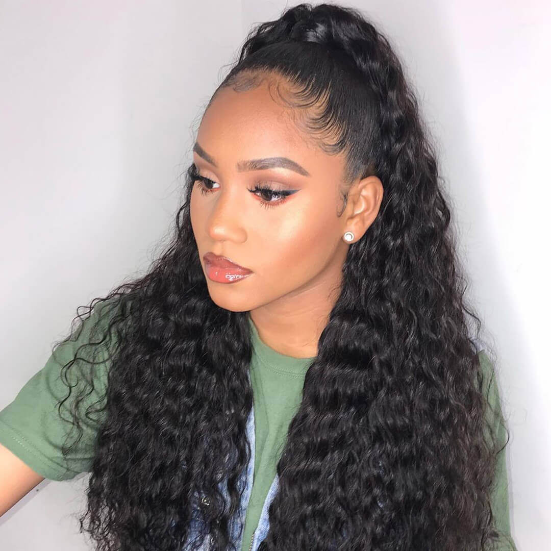 Brazilian Hair 360 Frontal Wig Milan Curl 150% Density Virgin Human Hair