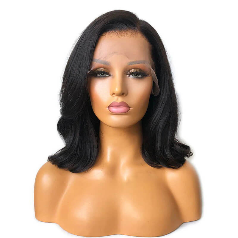 Lace Front Bob Wig 150% Density 100% Human Hair