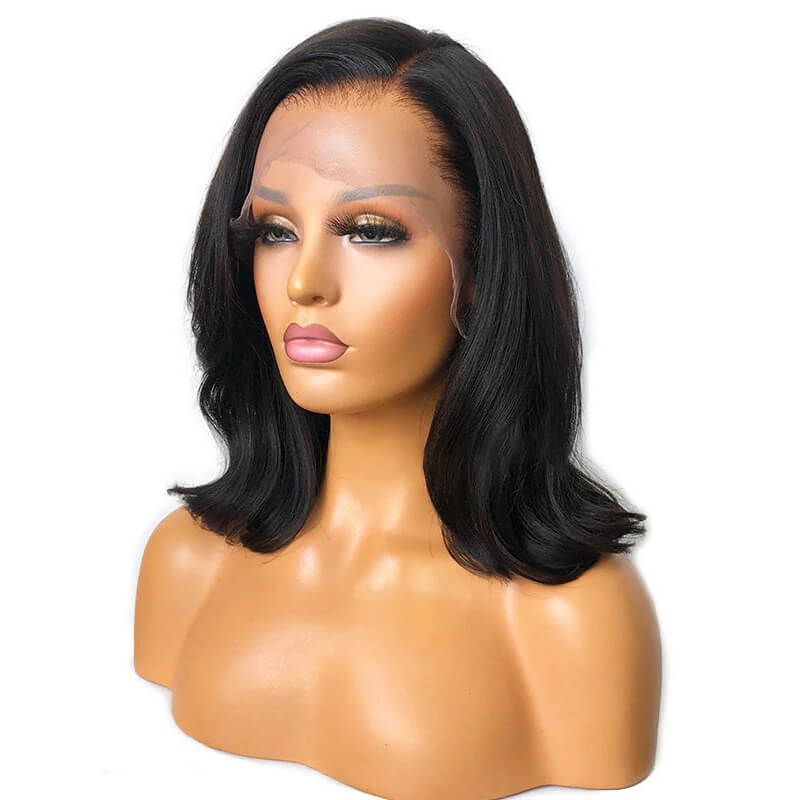 Lace Front Bob Wig 150% Density 100% Human Hair
