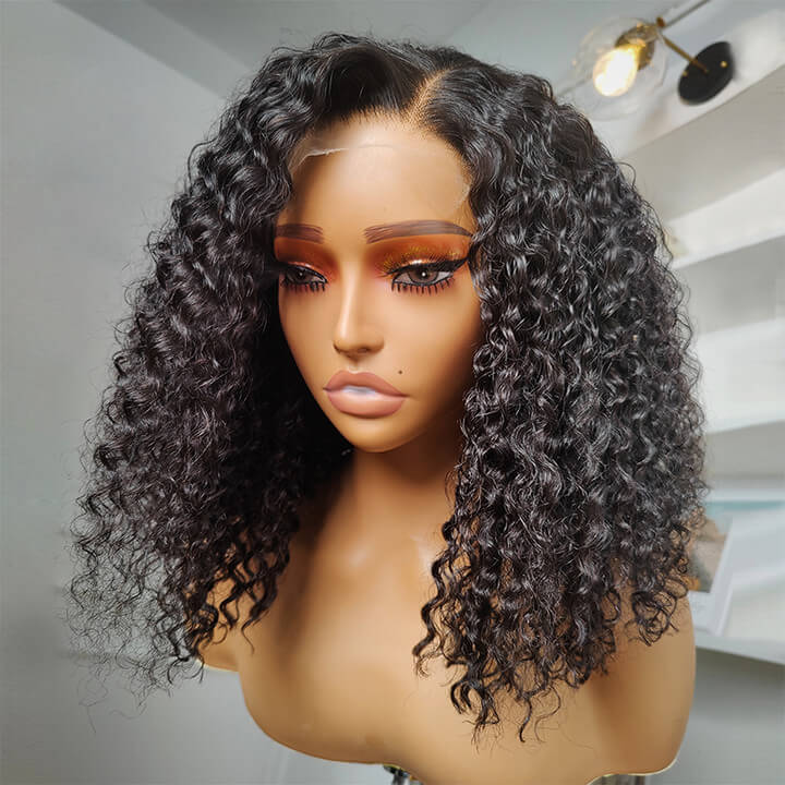 Deep Wave 13x4 Lace Front Wig 150% Density Human Hair Wig