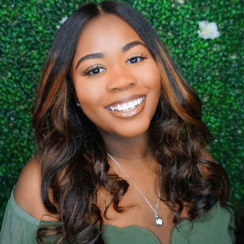 Royal Wave Human Hair 13x4 Swiss Lace Frontal Wig 180% Density