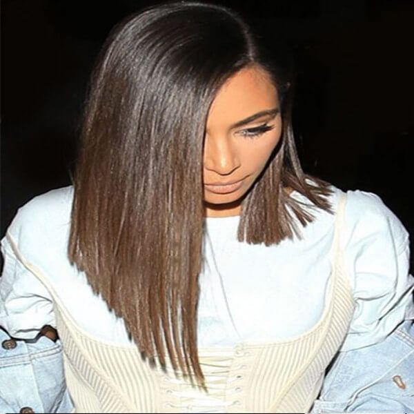 Bob Brown Ombre 13X4 Lace Front Wig Human Hair