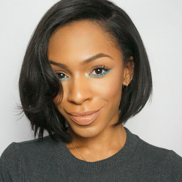 Malaysian Hair Short Bob 13x4 Lace Front Wig Human Hair