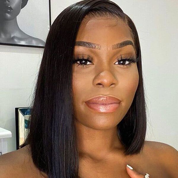 Straight Bob Wig 13X4 Lace Frontal Wig Human Hair Wigs