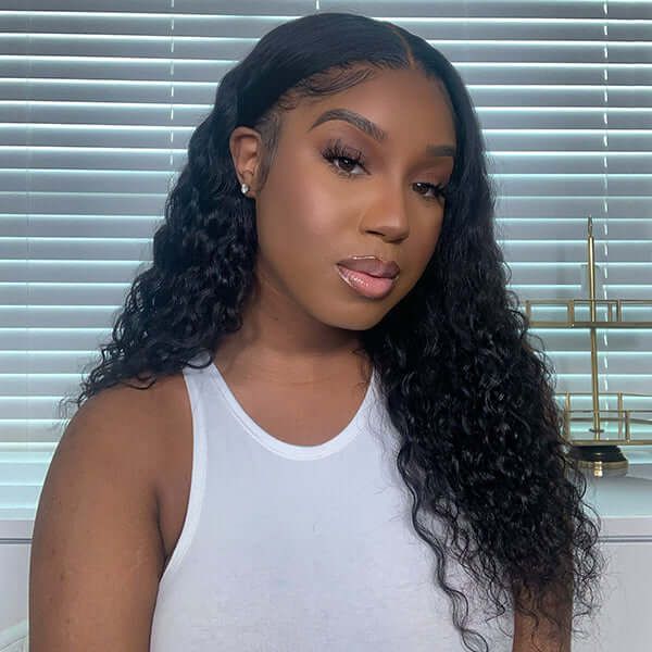 13x4 Lace Frontal Lace Wig Curly 100% Human Virgin Hair