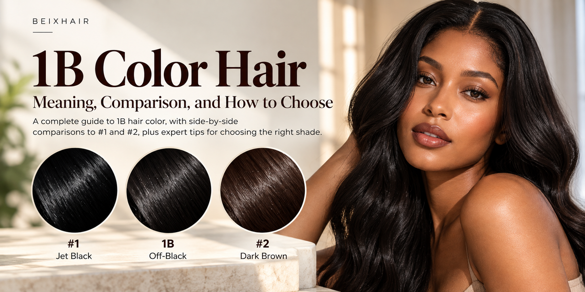 What 1B Color Hair Actually Looks Like and How to Match It