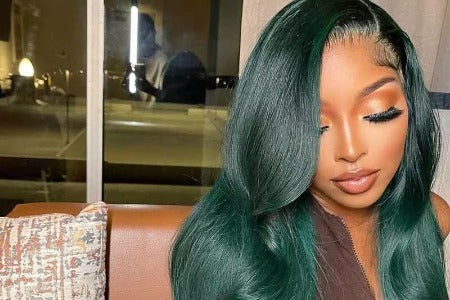 But falling in love with dark green wigs is surreal