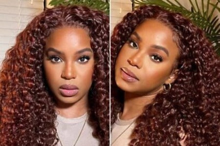 Be Elegant And Lightweight: Curly Brown Wig