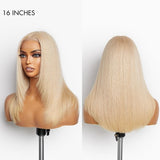 Blonde 613 Layered Cut Glueless 5x5 Closure Undetectable HD Lace Wig 100% Virgin Human Hair