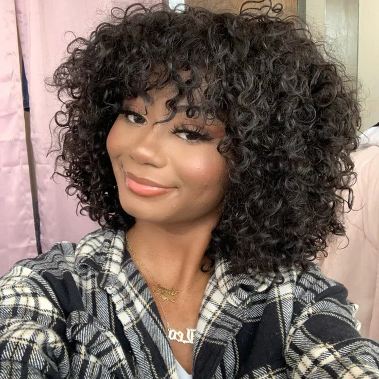 Tik Tok Viral Shaggy Style Curly Wig