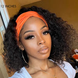 beixhair Hair Throw On & Go Deep Wave No Lace Glueless Long Headband Wig 100% Human Hair (Get Free Trendy Headbands)