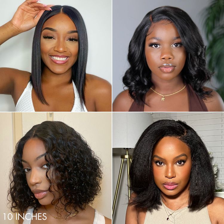 Newbie Only | U Part Quick & Easy Affordable 100% Human Hair Wig (Get One Clip Free)