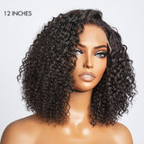 Breathable Cap Afro Curly Left C Part Glueless 5x5 Closure Lace Wig Beginner Friendly