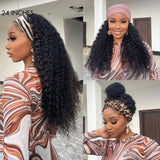 beixhair Hair Throw On & Go Deep Wave No Lace Glueless Long Headband Wig 100% Human Hair (Get Free Trendy Headbands)