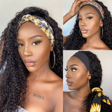 beixhair Hair Throw On & Go Deep Wave No Lace Glueless Long Headband Wig 100% Human Hair (Get Free Trendy Headbands)