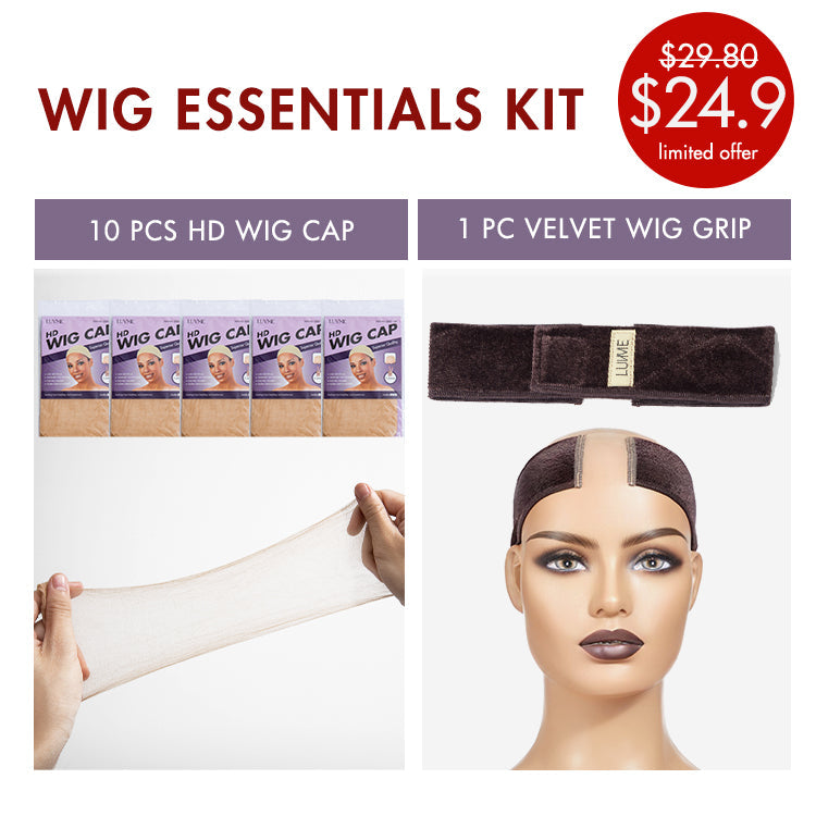 Storing Set | HD Wig Cap (10pcs) + 1PC Velvet Band