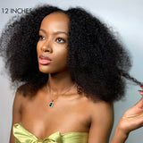 Deep Wave U Part Quick & Easy Affordable 100% Human Hair Wig (Get One Clip Free)