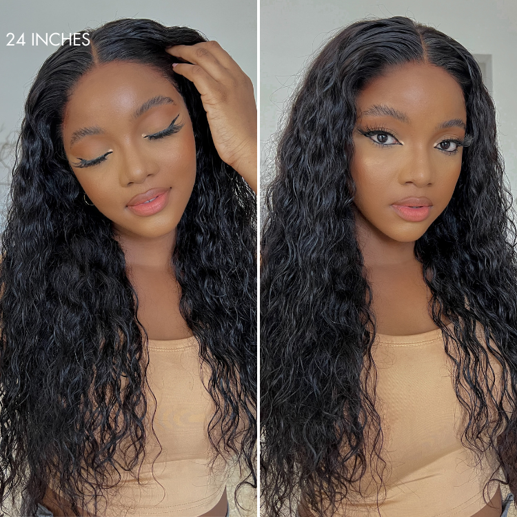 Bundle Deal | Wig Renewal Shampoo & Conditioner Set + Water Wave 13x4 Frontal HD Lace Glueless Wig | US ONLY