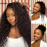 PreMax Wigs | 360 Lace Super Natural Hairline Water Wave / Body Wave / Silky Straight Free Part Human Hair Wig