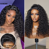 PreMax Wigs | 360 Lace Super Natural Hairline Water Wave / Body Wave / Silky Straight Free Part Human Hair Wig