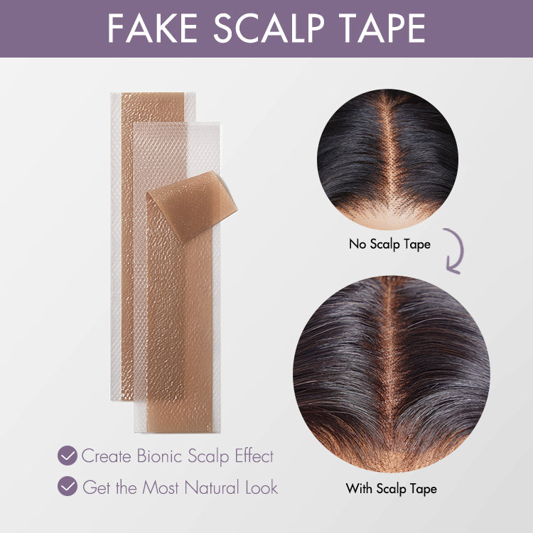 Add-on Item | Fake Scalp Tape 8pcs for Wigs, Invisible Knots & Grids Eraser