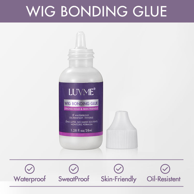 Wig Bonding Glue & Remover Set, Invisible Hold for Lace Front Wigs, Hairpieces, Closures, and Toupee Systems | US ONLY